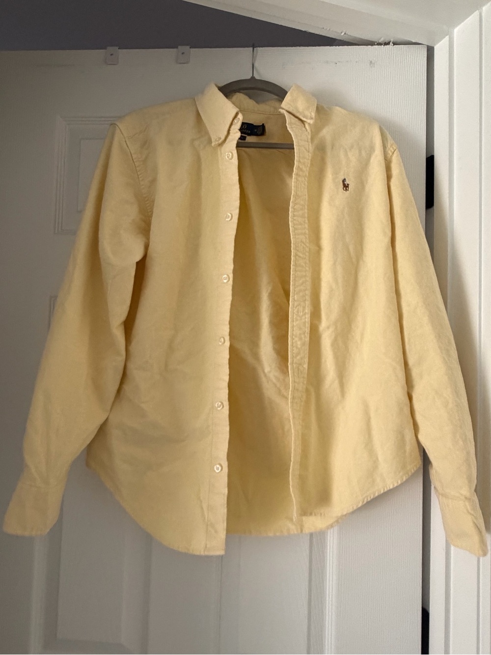 Ralph Lauren Men’s Pale Yellow Button-Down Shirt